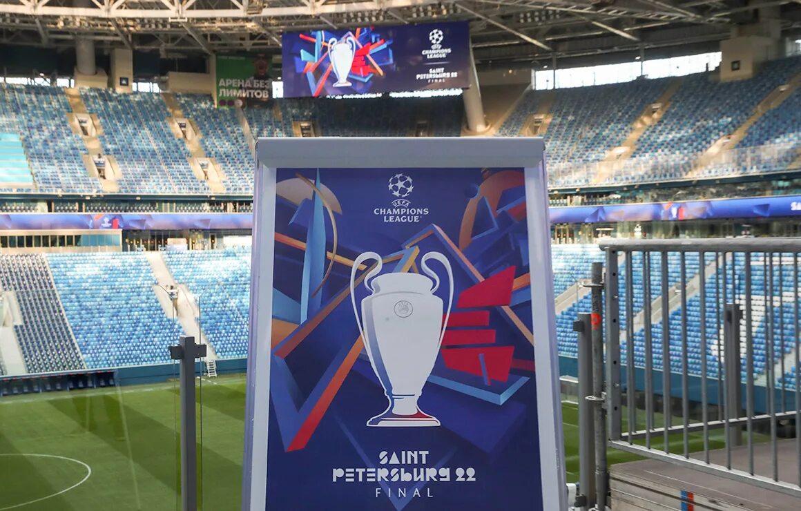 Лига чемпионов уефа россия. Финал ЛЧ 2022 Санкт-Петербург. UEFA Champions League 2022. Стадион финала ЛЧ 2021-2022. Финал Лиги чемпионов УЕФА 2022.