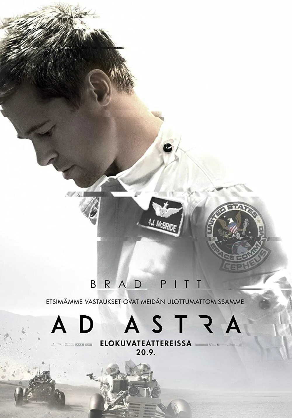 Брэд Питт ad Astra. Movie ads