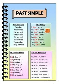 Liveworksheets past simple regular