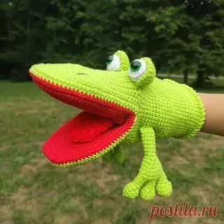 Крокодил крючком схема и описание