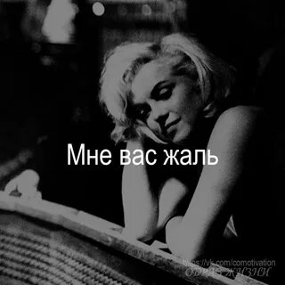 Мне вас жаль вам не понять