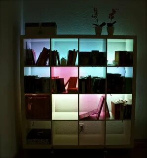 Стеллаж с подсветкой
