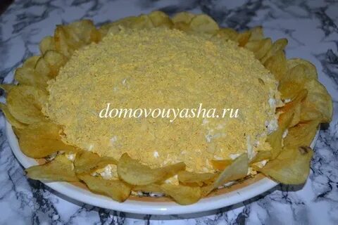 Салат из чипсов в пачке