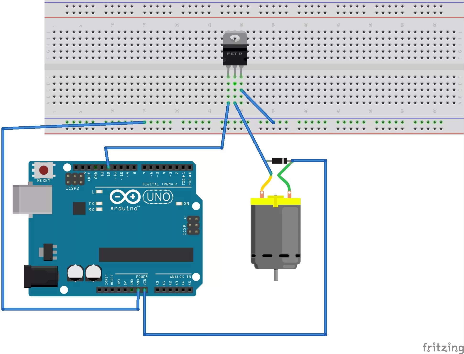 поцетрометр мотор arduino (проверить цепь) Амперка / Форум