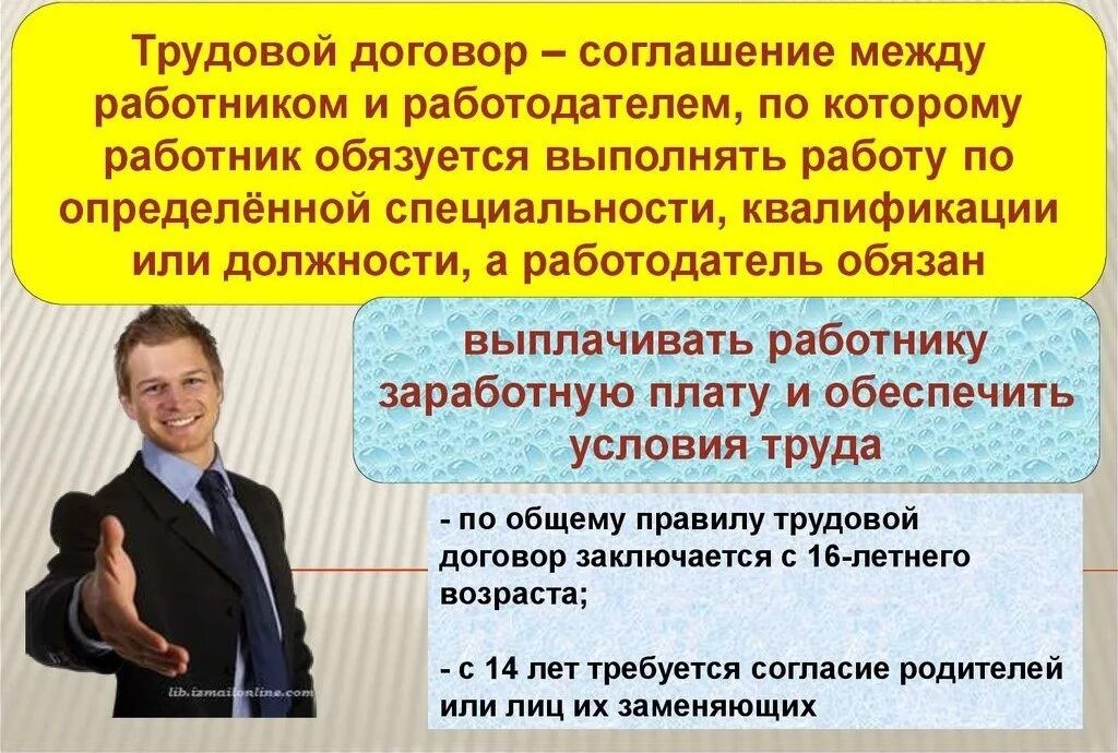 Каков порядок заключения изменения расторжения трудового договора