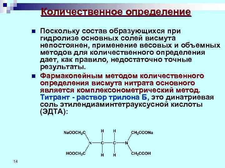 Виды количественного определения. Виды количественного определения