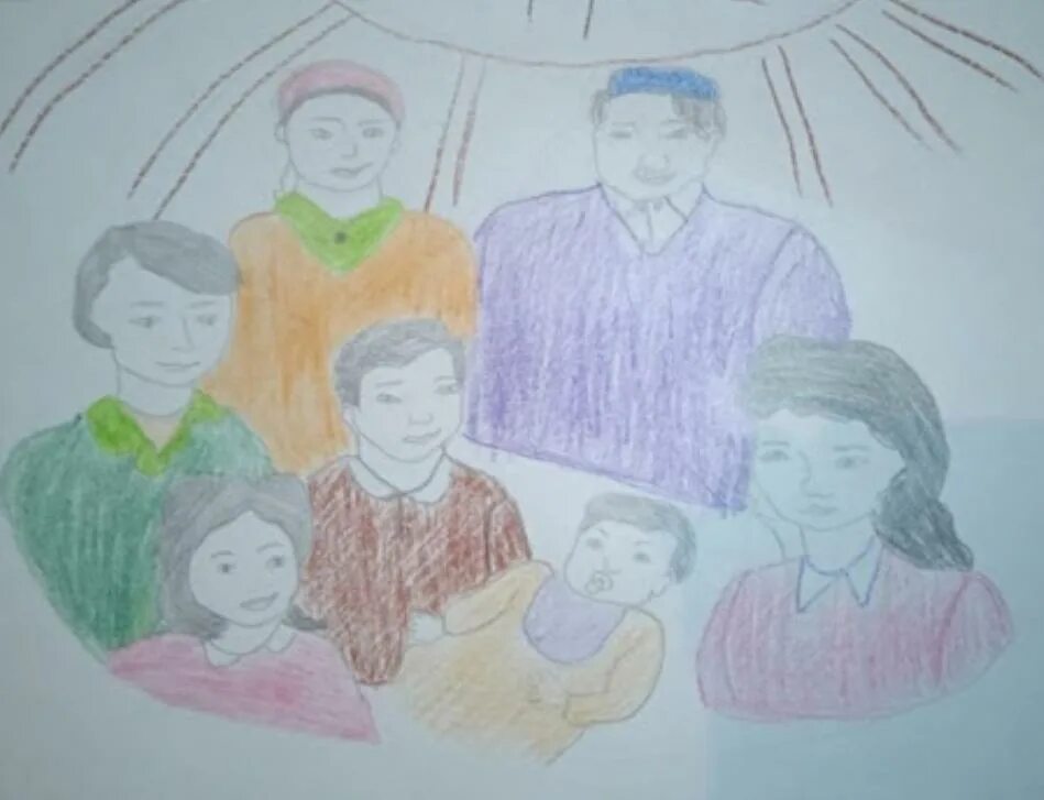 мен3м отбасым сурет для рисование карандашом. 25 маусым. отбасы. ата ана. отбасы.
