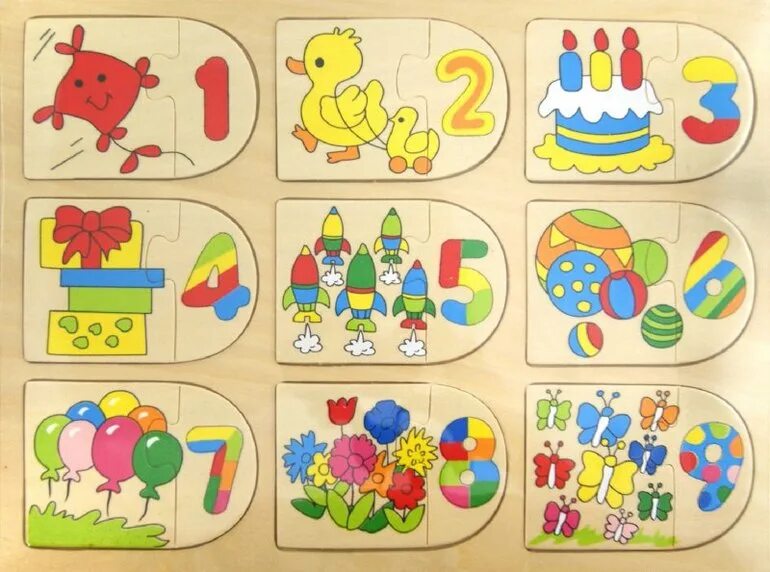 Счёт для дошкольнтиков. Развивашки для детей. Изучение цифр для дошкольников. Карточки для счета для дошкольников. Пазлы из фетра цифры.