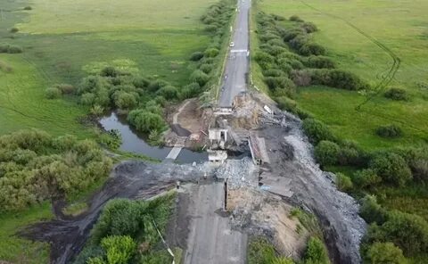 Дорога через курган