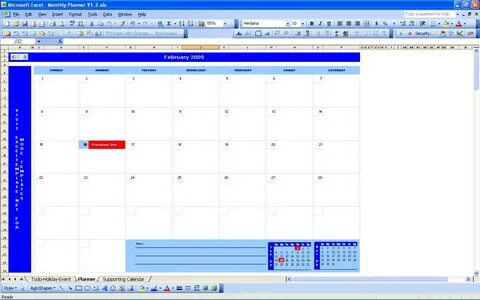 Excel календарные дни