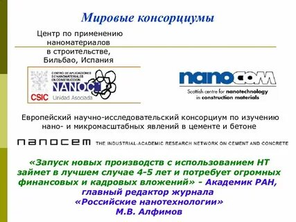 Консорциум примеры