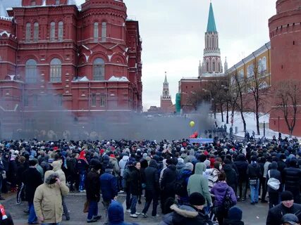 Акция на манежной площади
