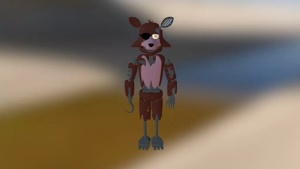 Фокси модель. Фокси фнаф 3д модель. foxy model fnaf.