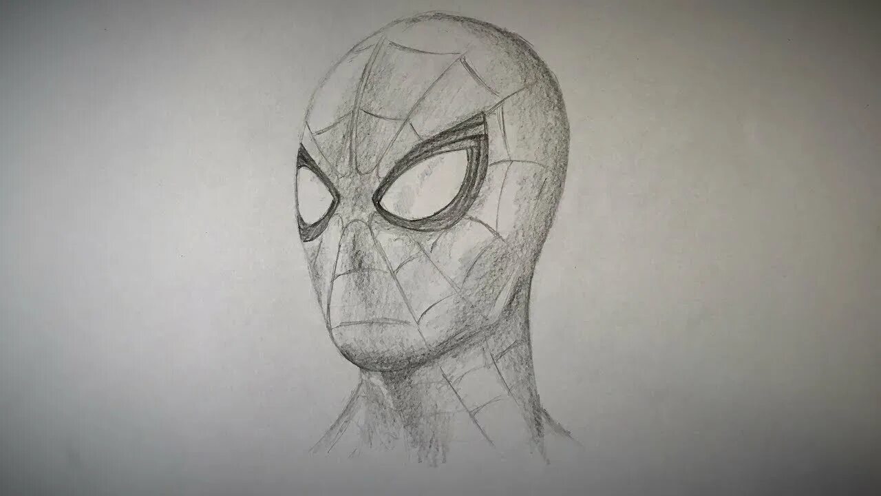 Draw spider man