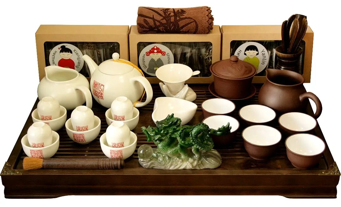 Чайный набор. Китайский сервиз для чайной церемонии. Набор для чайной церемонии китайский. Набор посуды "чаепитие". Японский чайный набор.