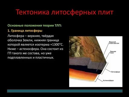 В чем заключается суть теории литосферных плит