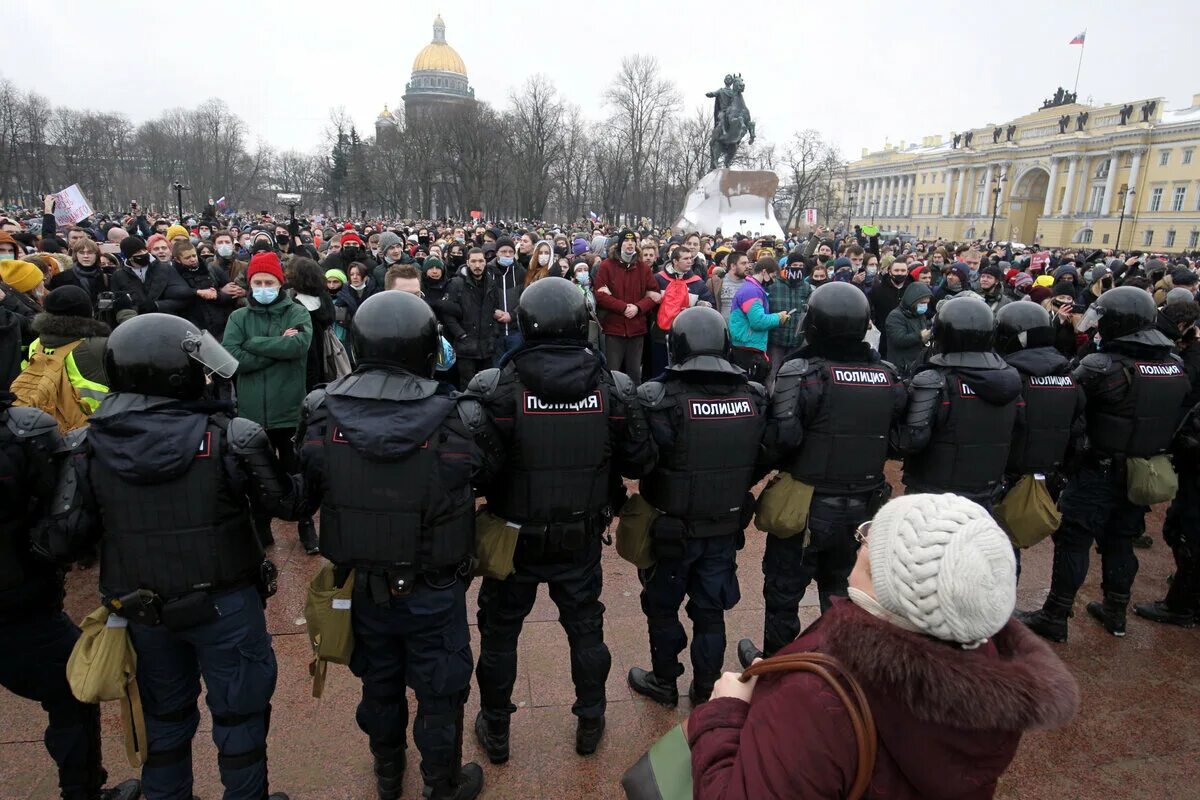 Петербург митинг навальный