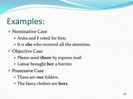 Case example