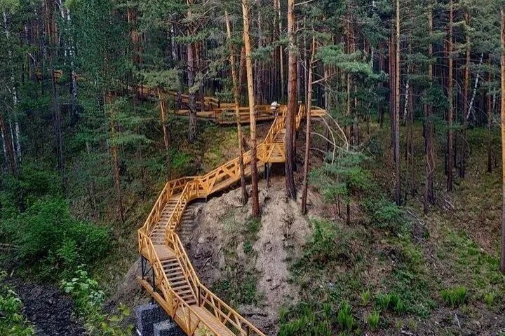 Александр Усс проверил работы в новой красноярской зоне отдыха - Российская газе