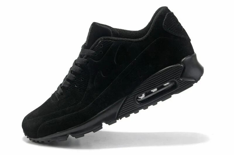 Купить черные кроссовки. Nike Air Max 90 VT Black. Nike Air Max 90 мужские Black. Nike Air Max 90 VT Black черные замшевые. Nike Air Max 90 Black замша.