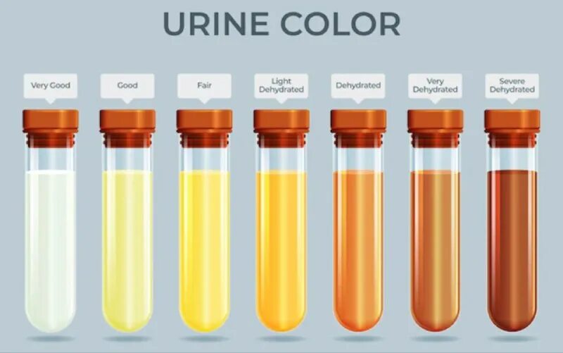 моча цвета колы