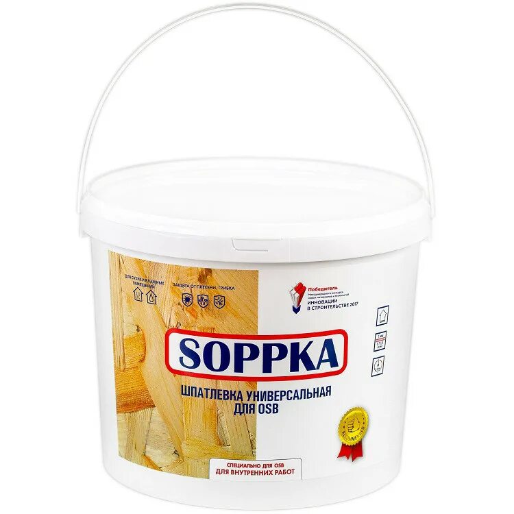 Soppka для osb. Шпатлевка Soppka для OSB 7 кг. Шпатлевка для ОСБ Соппка. Soppka штукатурка для ОСБ. Штукатурка фасадная Soppka OSB dekorator 12 кг.