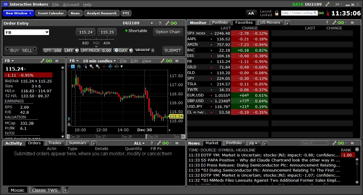 TWS interactive brokers. Терминал TWS. Интерфейс брокера. Interactive brokers Интерфейс. Interactive index