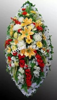 Похоронные венки из искусственных цветов