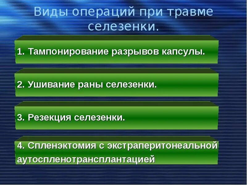 Операции на селезенке. Ушивание раны селезенки. Методы ушивания раны селезёнки. Методы ушивания РАН селезенки. Хирургическая тактика при травме селезенки.