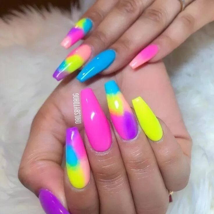 #nails Glow nails, Flame nail art, Fire nails
