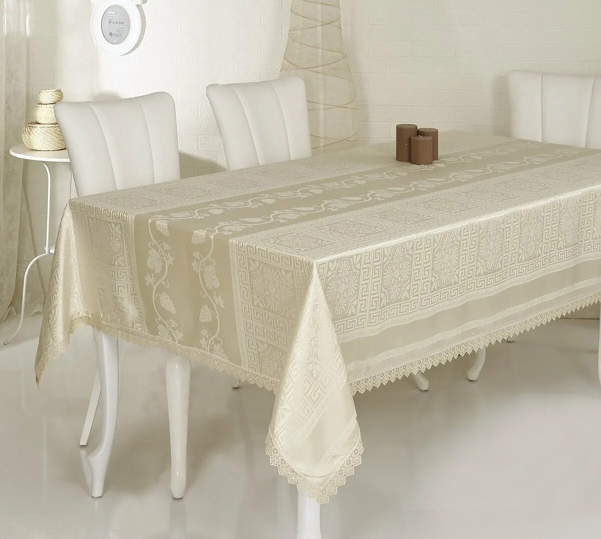 Расстел т скатерть. Скатерть (160x220 см) yakut 9778кремовый. скатерть verolli kdk белая. скатерть verolli. турецкие скатерти.