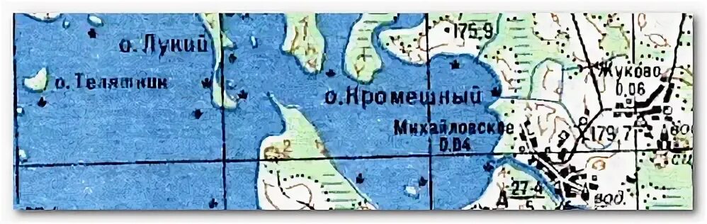 Карты Чудского озера