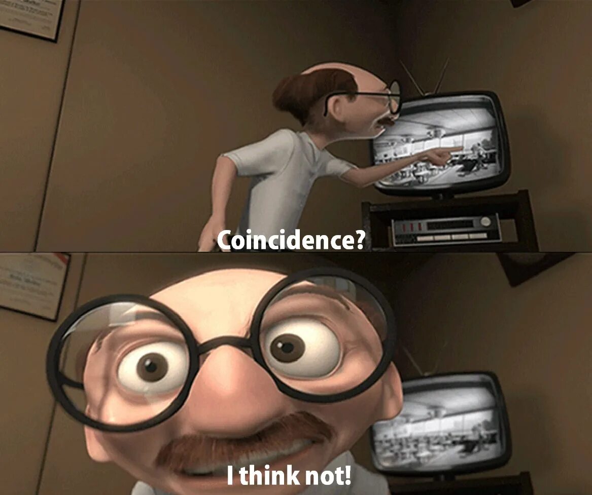 I think that yes. Coincidence i think not. Совпадение не думаю Суперсемейка. Coincidence i think not meme. Мемы совпадение не думаю.