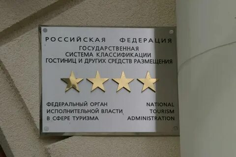 Постановление о классификации гостиниц