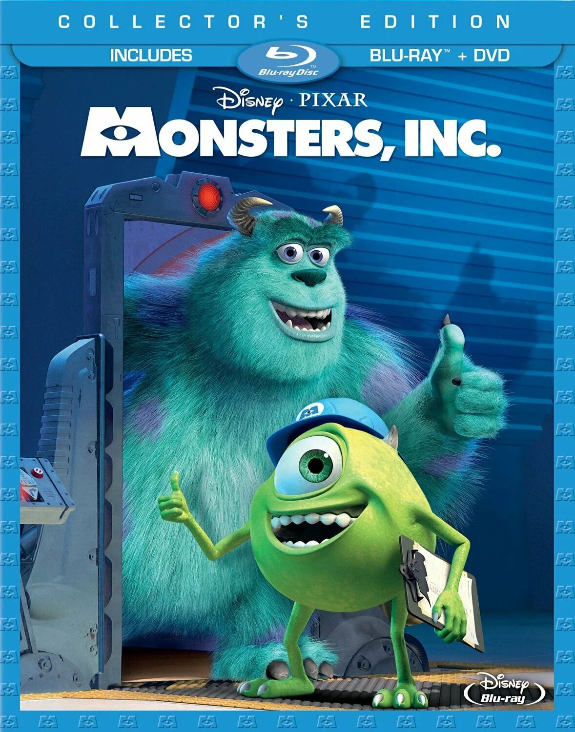 Монстров постер. Monsters, Inc. 2001 Blu ray. Корпорация монстров диск 2013 дивиди.