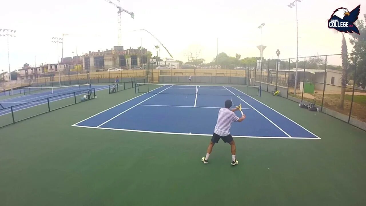 College tennis. Теннис в Железнодорожном видео.
