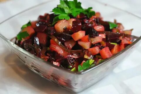 Винегрет с соленой капустой
