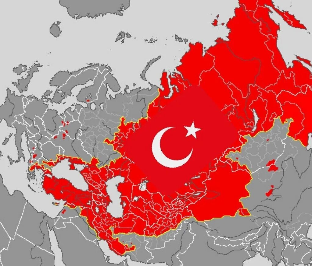 Карта великого турана подаренная эрдогану фото Обнаглевший Эрдоган разинул рот на российские территории СМИ2