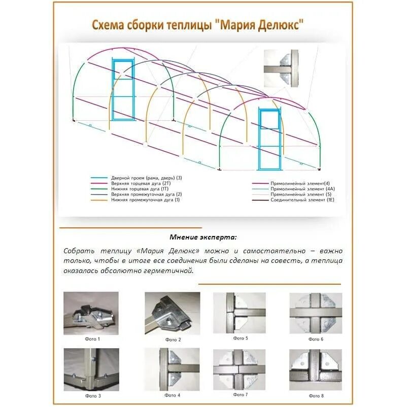 Пошаговая инструкция сборки теплицы из поликарбоната