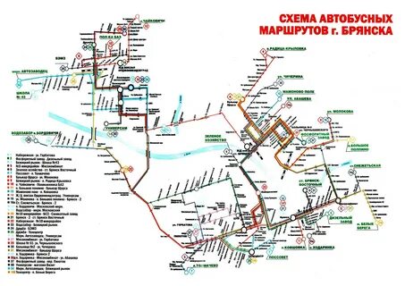Автобус 25 брянск маршрут движения