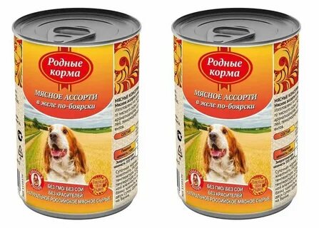 Влажный корм родные корма