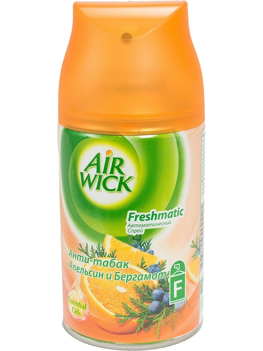 Освежитель воздуха Air Wick. Освежитель воздуха баллон AIRWICK 250мл. Баллон сменный "AIRWICK" апельсин и бергамот; 250мл /6. Автоматический освежитель воздуха "Air Wick" 250 мл.