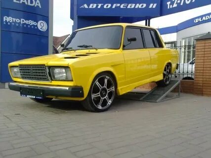 Ваз 2107 желтая