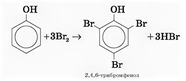 Фенол трибромфенол реакция