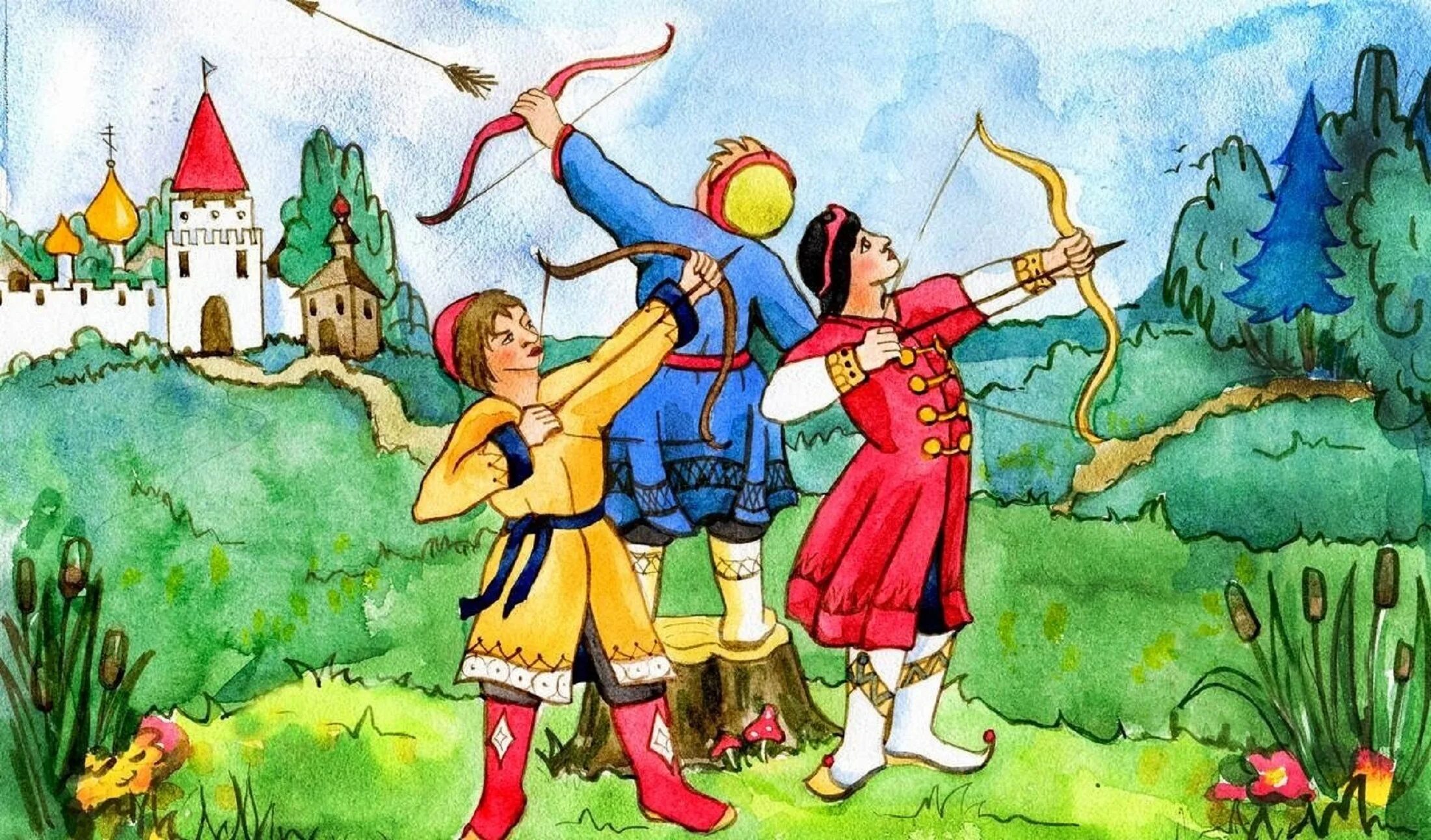 Мужской образ изо. Два царевича. Три брата из сказки царевна лягушка. 3 сына царевна лягушка. Два царевича.