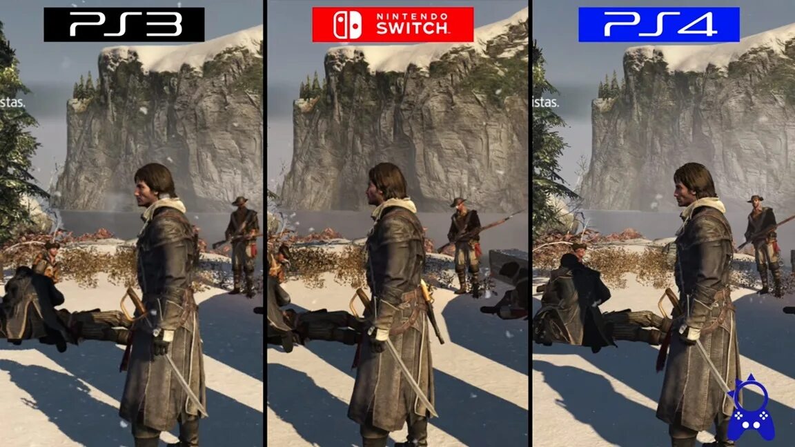 Assassins Creed Rogue ps4 vs ps3. Nintendo Switch ассасин Крид 3. Ассасин Крид 3 пс4.