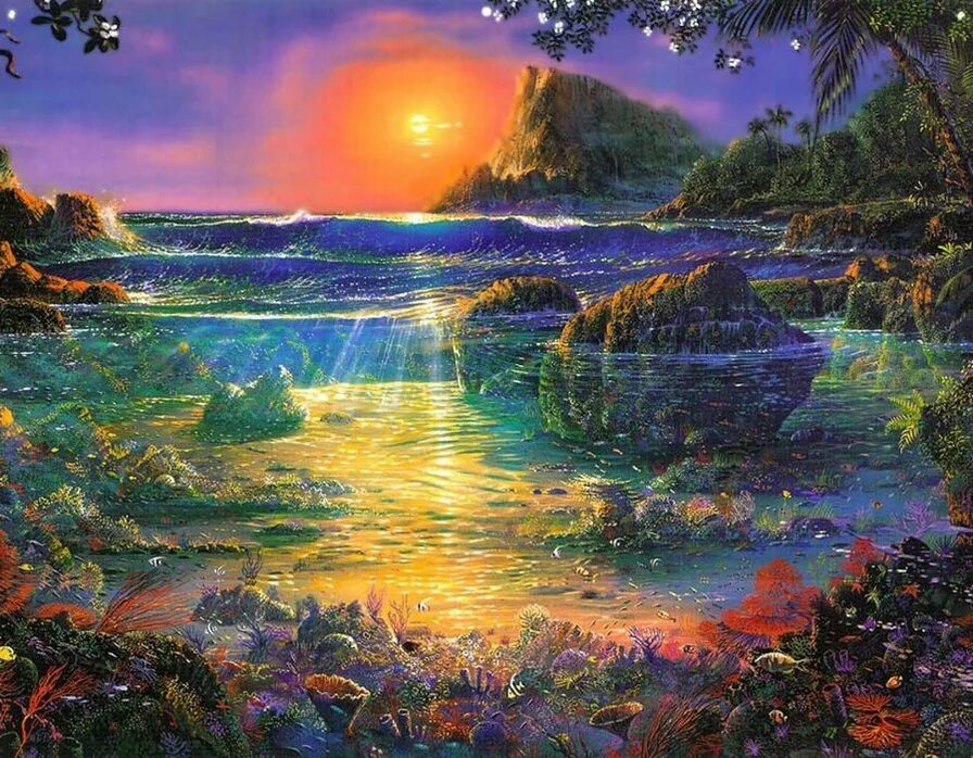 Маяк джона хогью. Море волшебство. Волшебных снов. Сказочное море. Море волшебство.