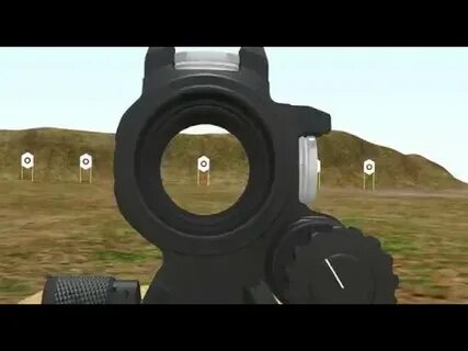 Пристрелка прицела видео