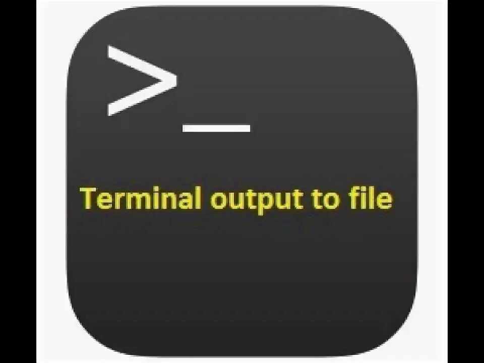 Terminal log