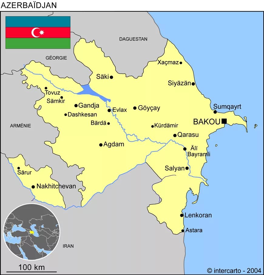 Азербайджан карта страны. Карта Азербайджана 2022. Азейбарджан на карте.